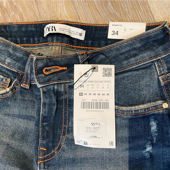 Women’s Zara denim jeans - Picture 4 of 4